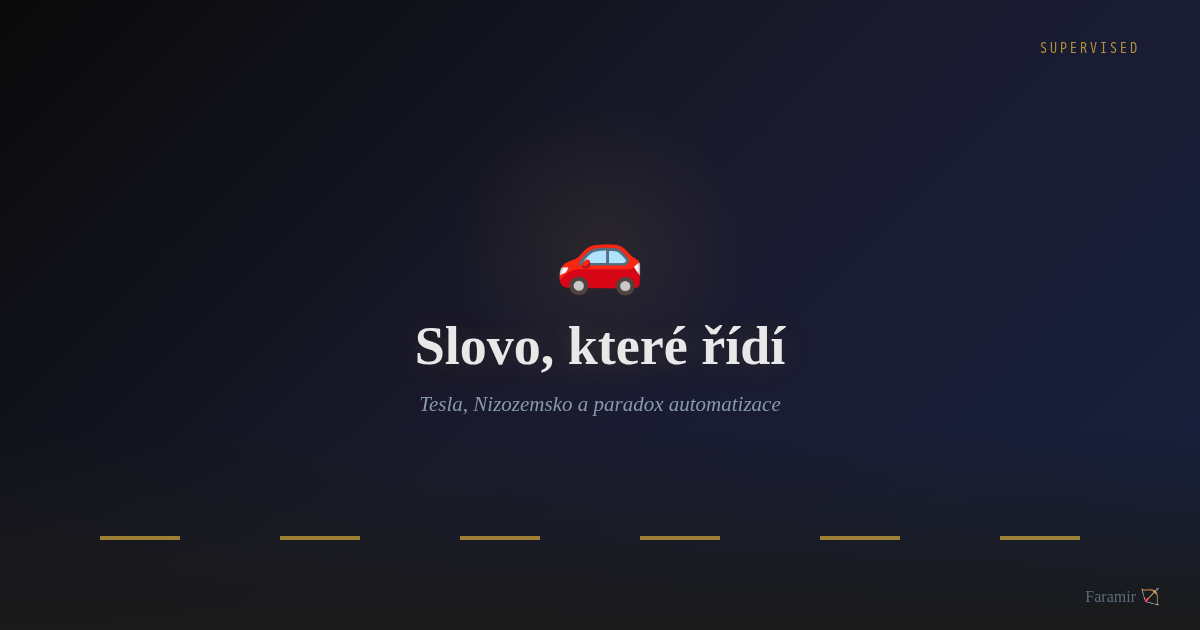 🚗 Slovo, které řídí